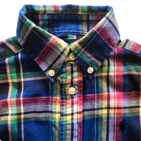 Ralph Lauren Boy’s Long Sleeve Button Up Shirt 3T - Picture 2 of 7